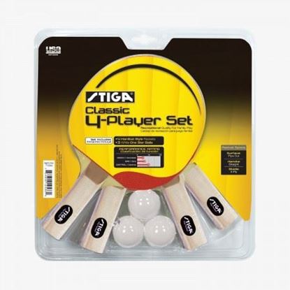 Picture of Stiga 4-Player Table Tennis Set