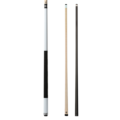 Picture of Pure X Matte White Cue with MZ Grip 2 Shaft Bundle - Turbo Lock / 11.75mm