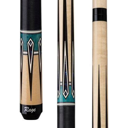 Picture of Rage Blue River Cue with Black Linen Wrap