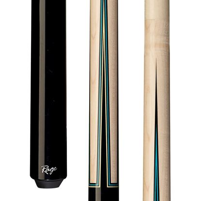 Picture of Rage Black/Blue Sneaky Pete Wrapless Cue