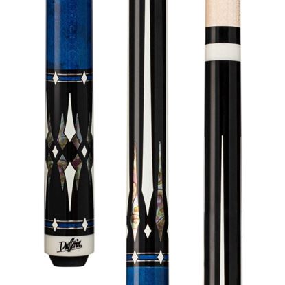Picture of Dufferin Blue Birdseye & Black Wrapless Handle - 5/16 x 18